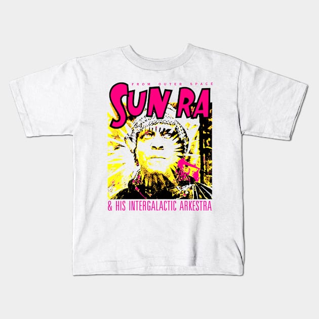 Sun Ra Kids T-Shirt by HAPPY TRIP PRESS